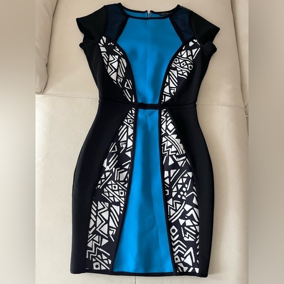 River Island Bodycon Aztec Print - Picture 4 of 9